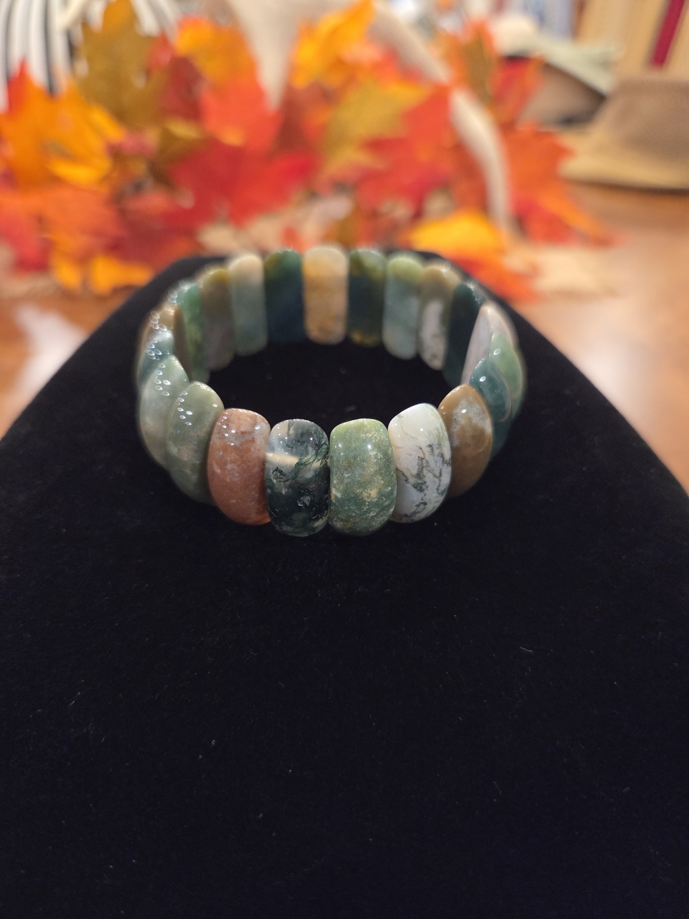 Multicolor Natural Stone Stretch Bracelet - Women Jewelry